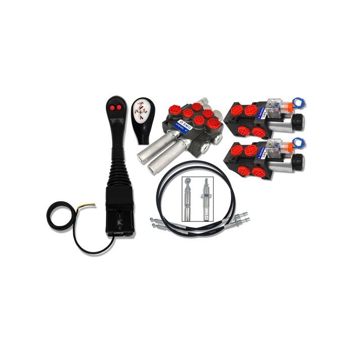 Zestaw 4 sekcyjny Do TURA Rozdzielacz Joystick Linki [8010]