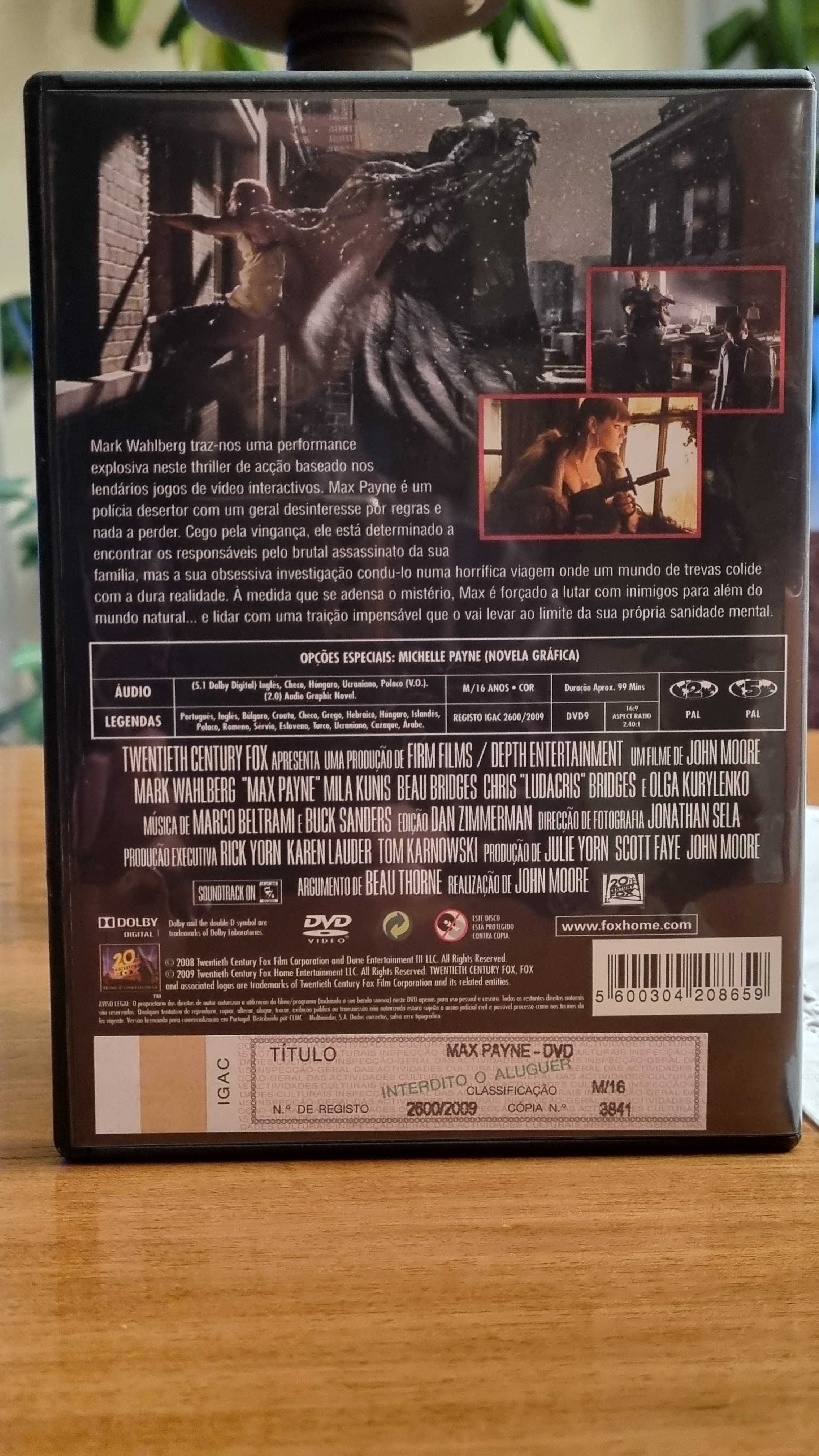 Vendo DVD Filme MAX PAYNE (Mark Wahlberg, Mila Kunis, Beau Bridges) !