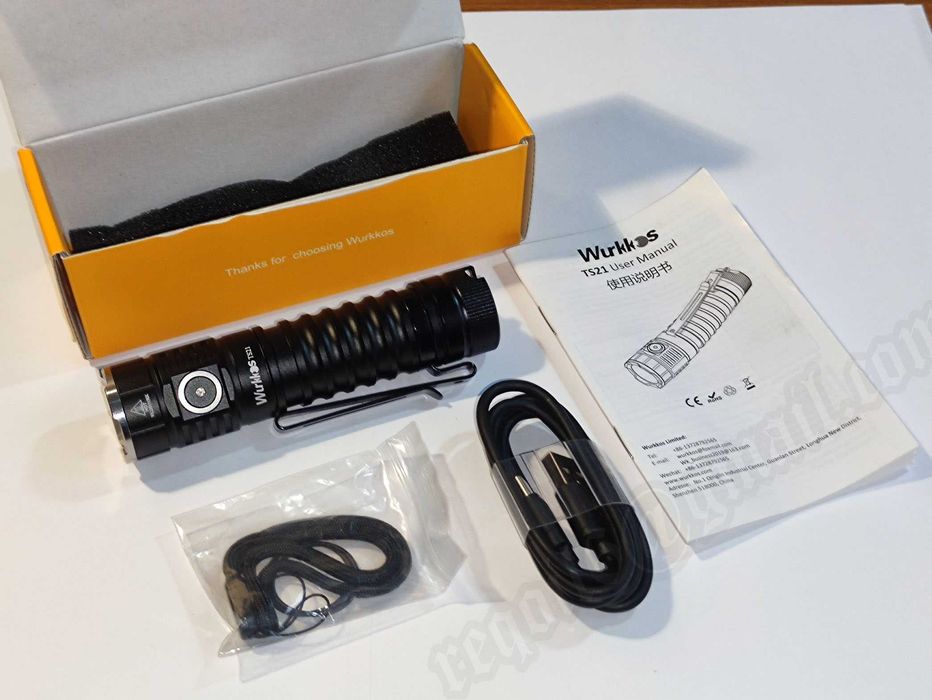 Nowa Latarka Wurkkos TS21 + ogniwo 5000 mAh