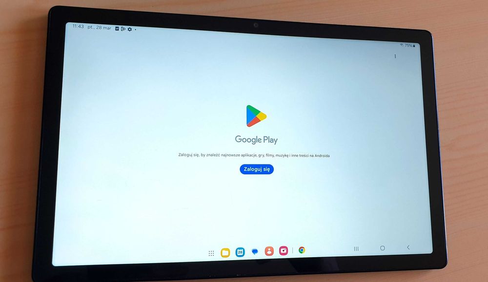 1-Rok tablet Samsung 10" LTE WiFi Tab google play ANDROID 14 na Kartę