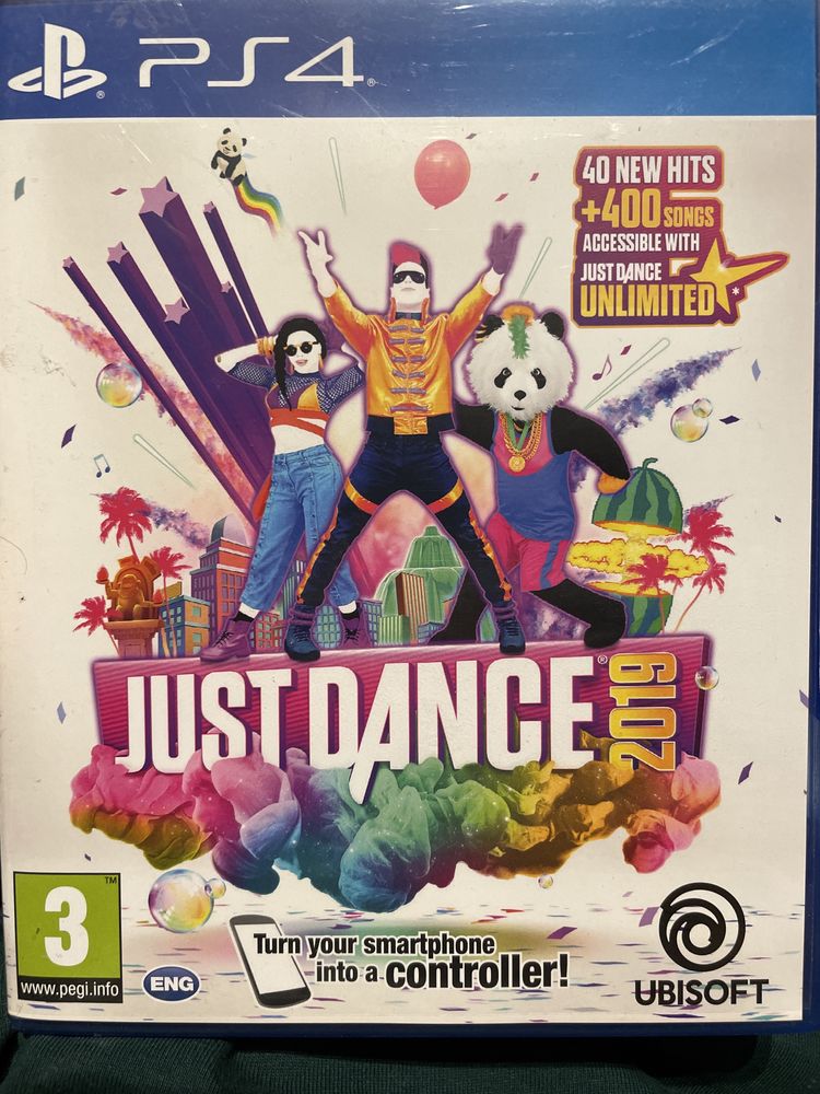 Ps4 just dance, spiderman, fifa 19