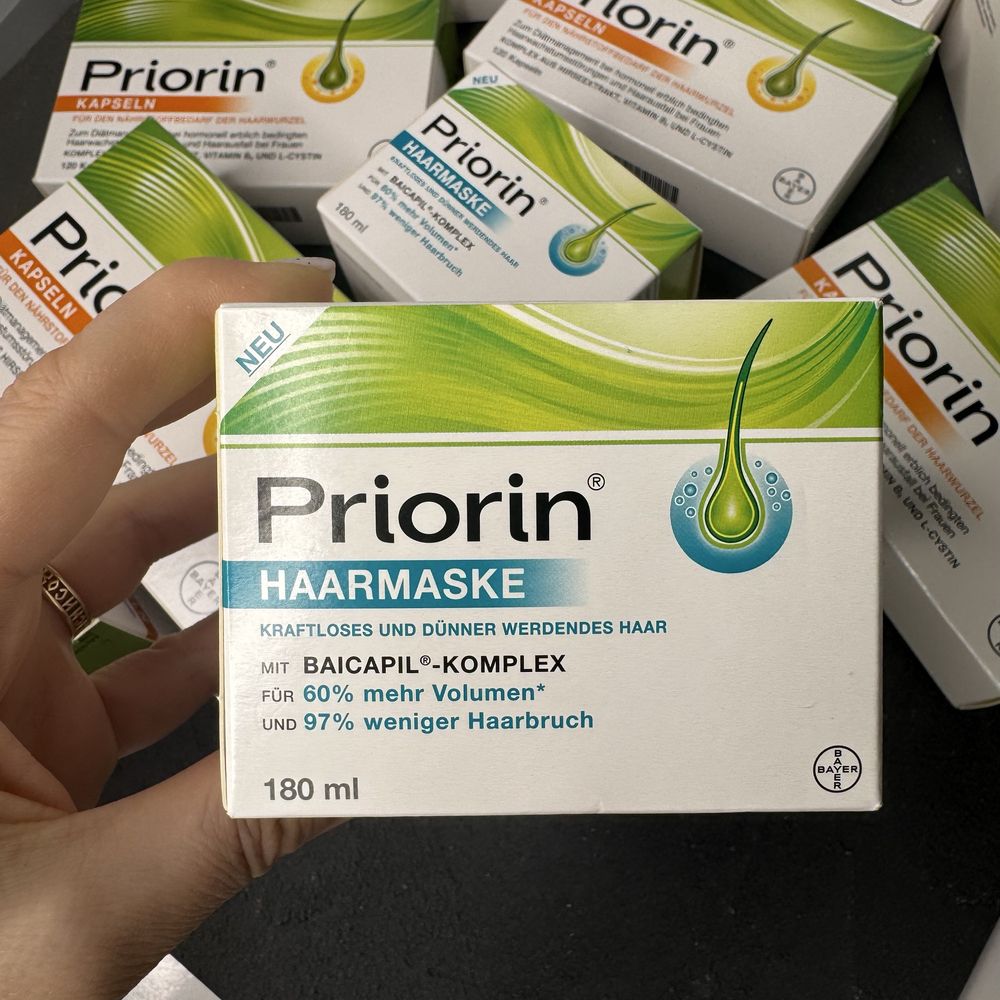 Priorin Пріорін капсули шампунь спрей маска Німеччина