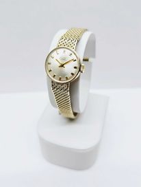Elegancki złoty damski zegarek CITO 585