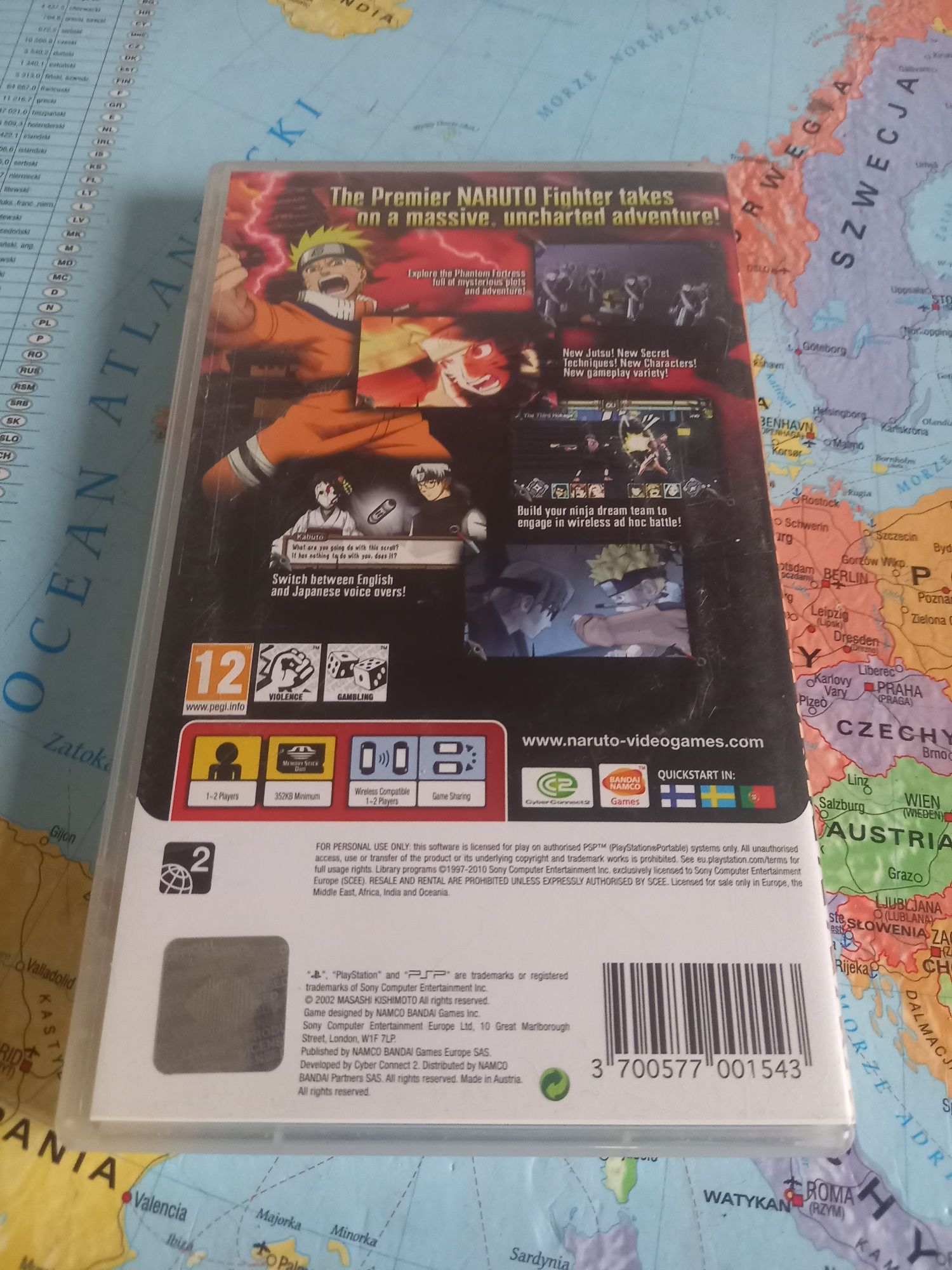 Gra Sony psp Naruto ultimate ninja Heroes 2