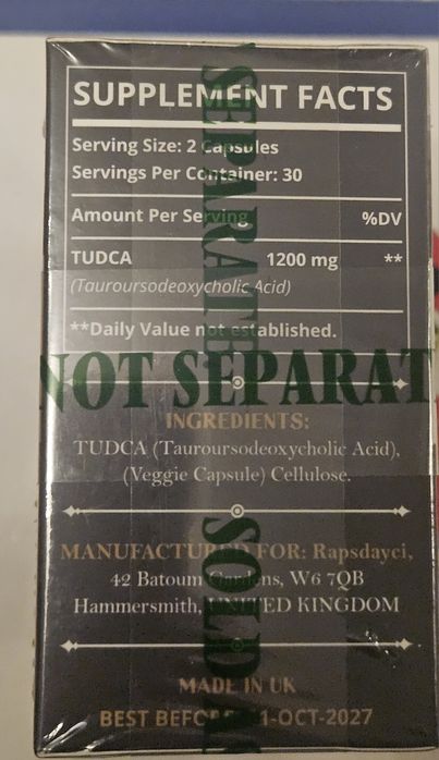 Tudca 1200mg suplement