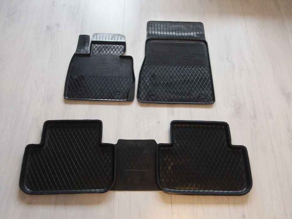 Dywaniki Gumowe Citroen C4 Picasso 2 II 13- Dopasowane Korytkowe