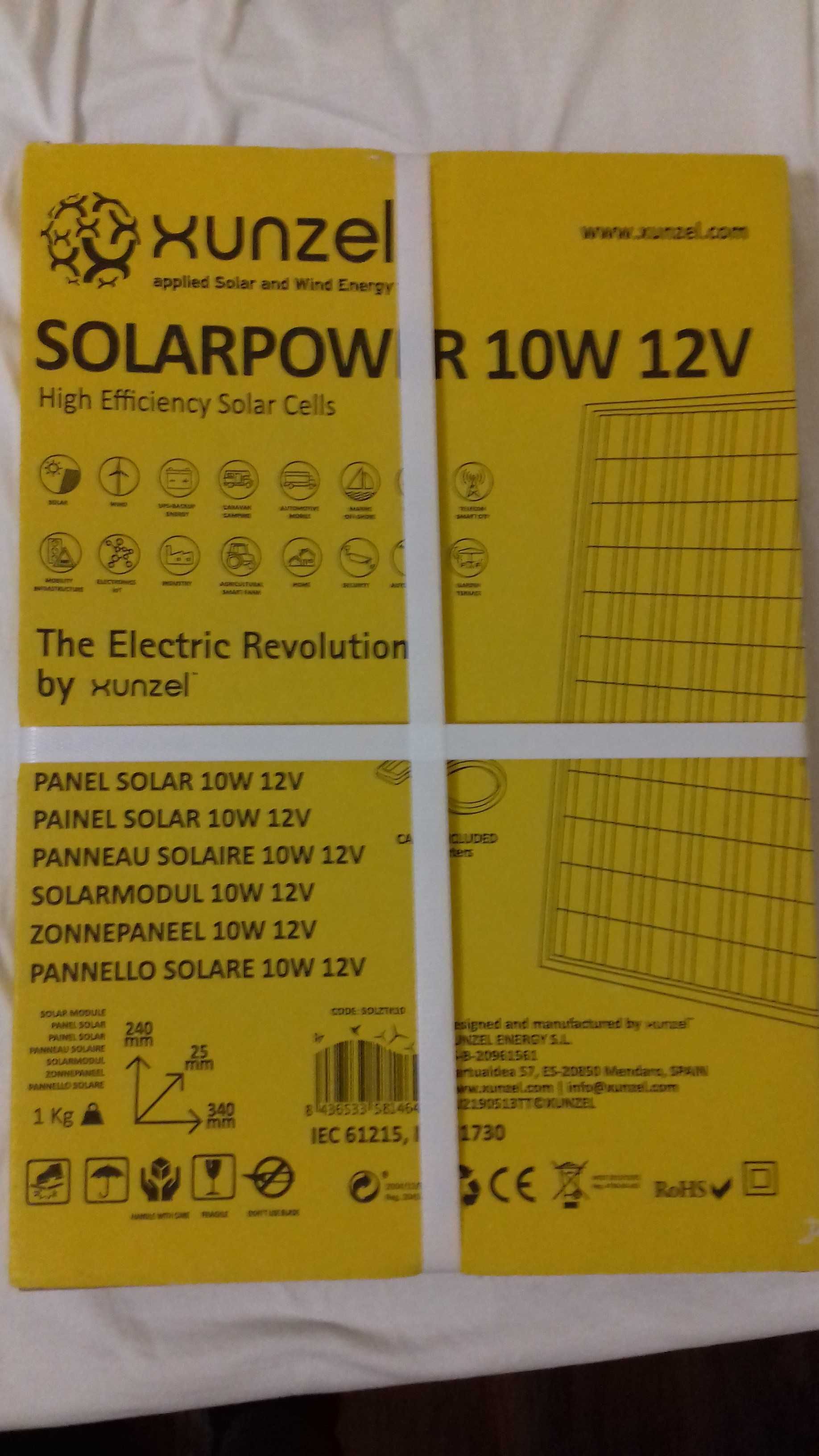 Paineis solar 1,35W 5W ou 10Wnovo ainda embalado