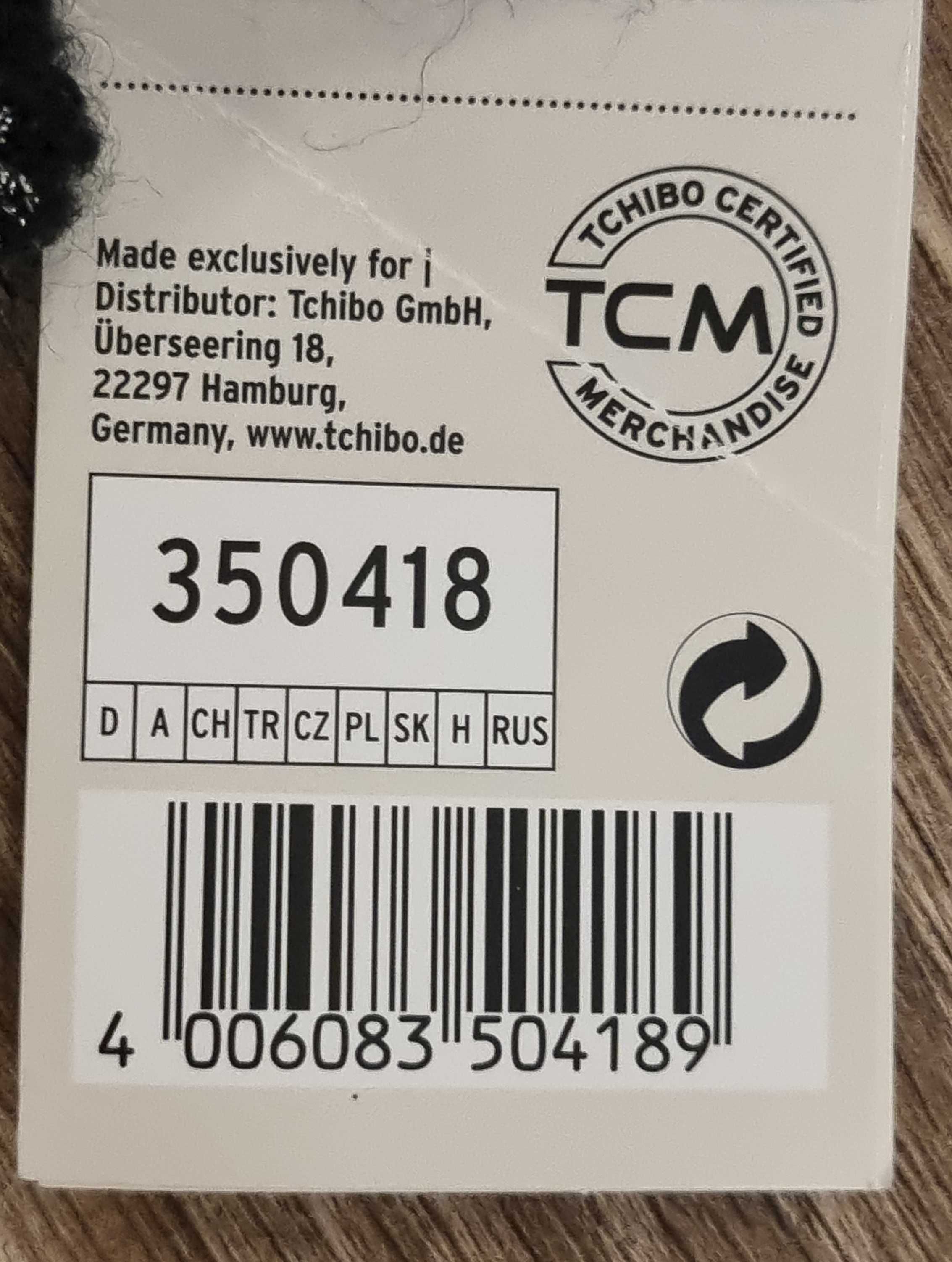 Nowa czapka damska beanie TCM TCHIBO MÜTZE HAT z WEŁNĄ i SREBRNĄ NITKĄ