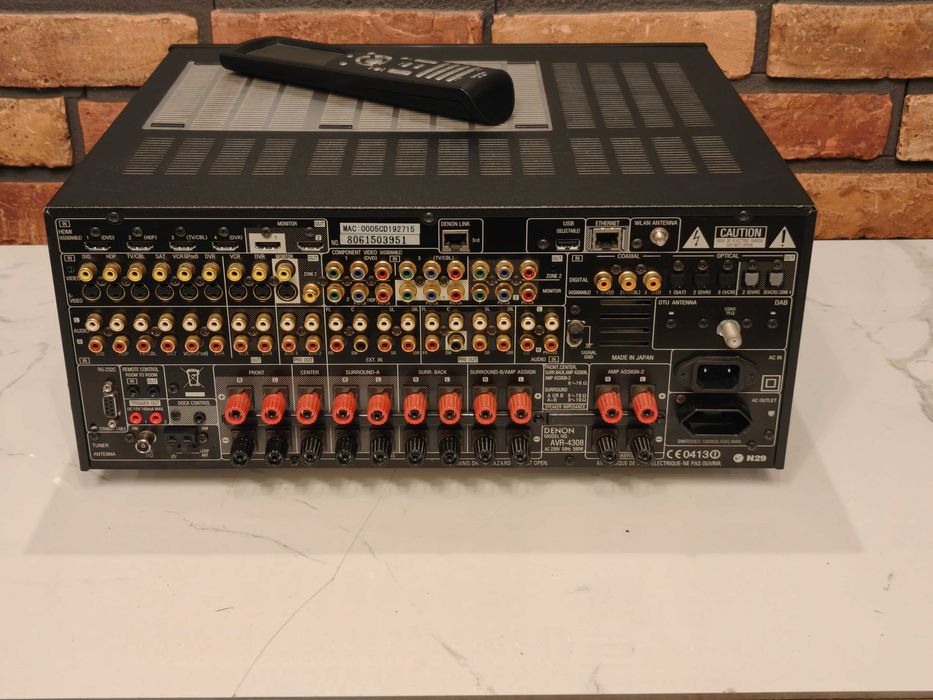 DENON AVR-4308 ! Monster amplituner 5x170w ! Pilot