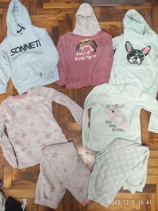 Великий пакет теплих речей для дівчінки