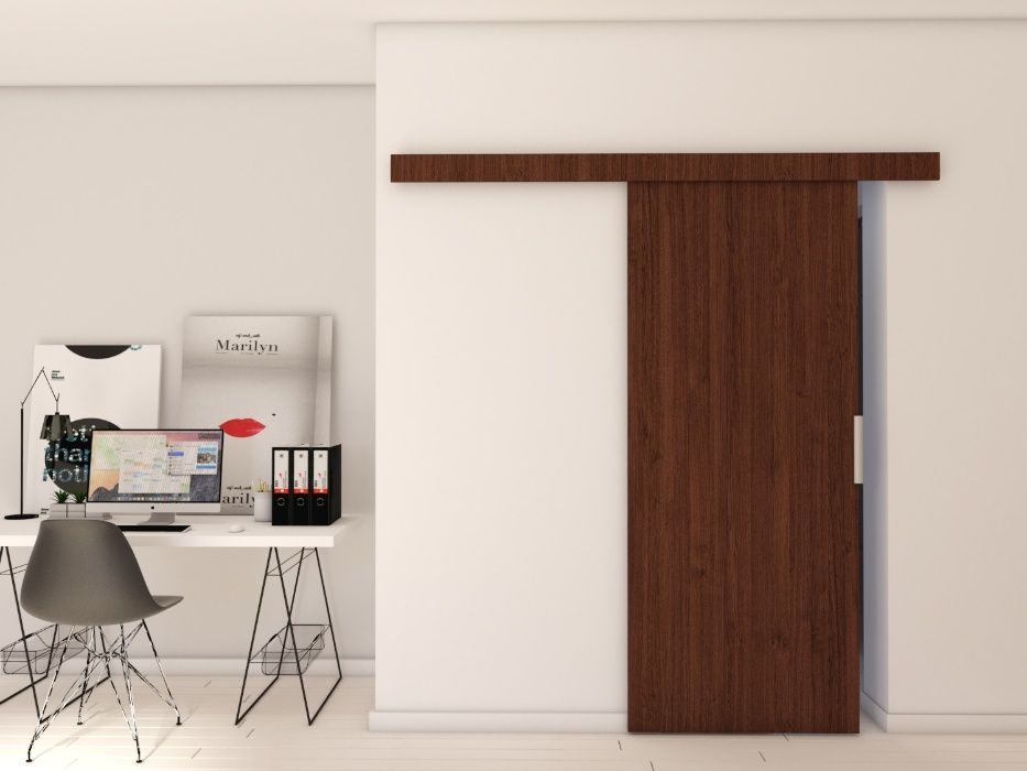Drzwi przesuwne A70 76x205cm, wenge, producent, najtaniej, komplet