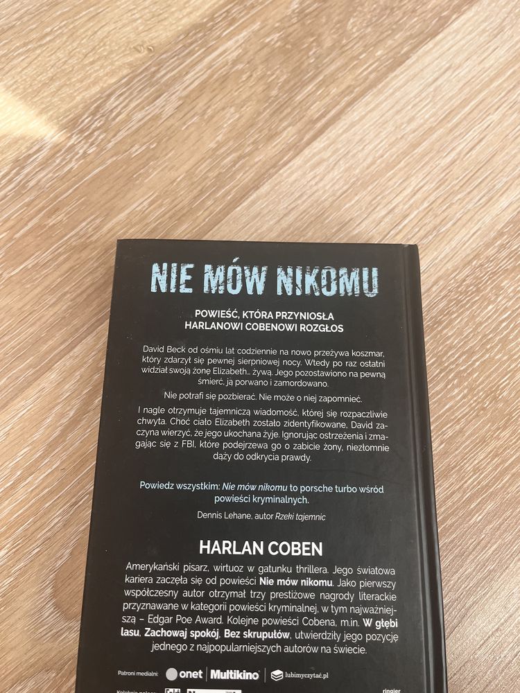 Harlan coben nie mow nikomu ksiazka książka