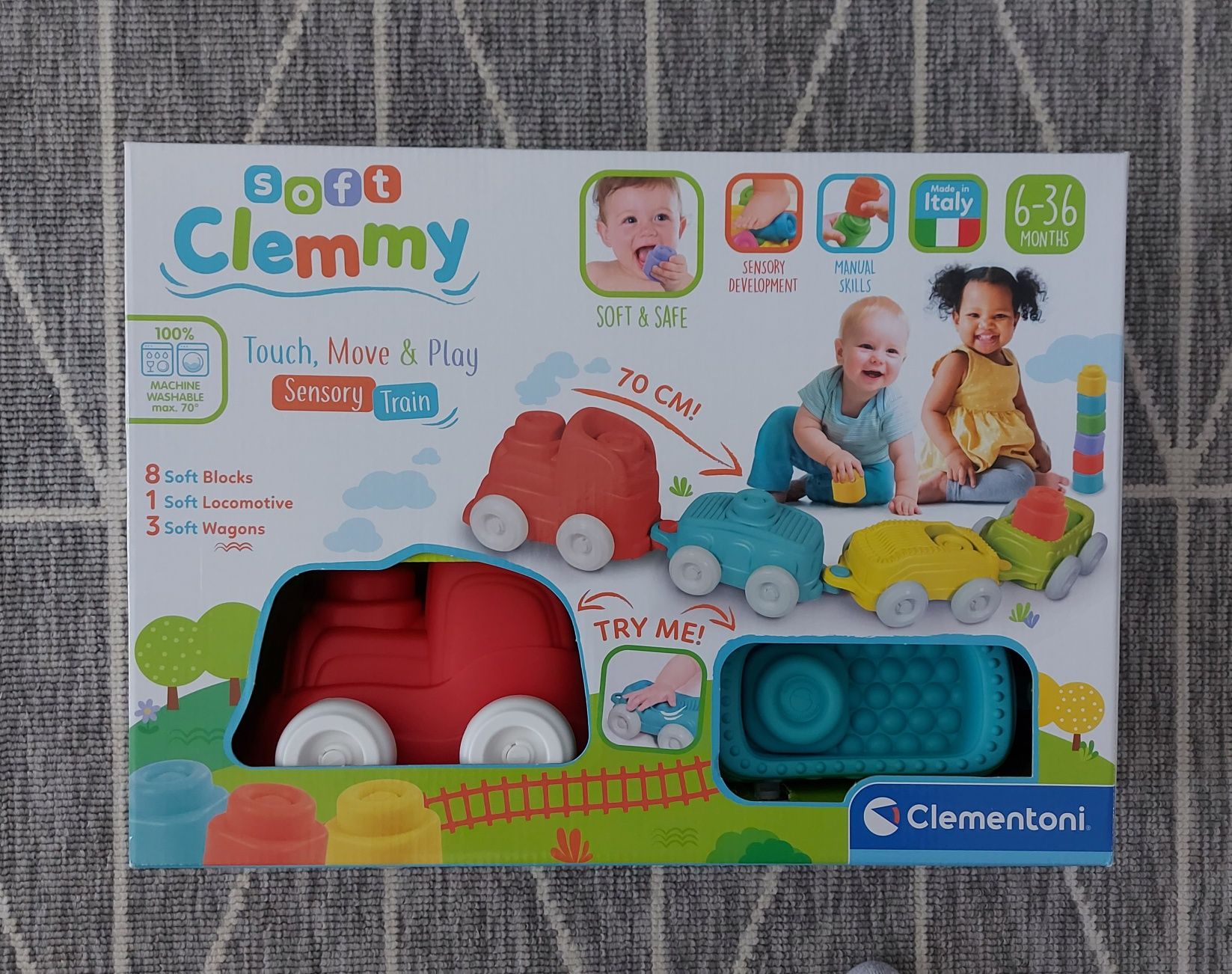 Comboio Sensorial Soft Clemmy