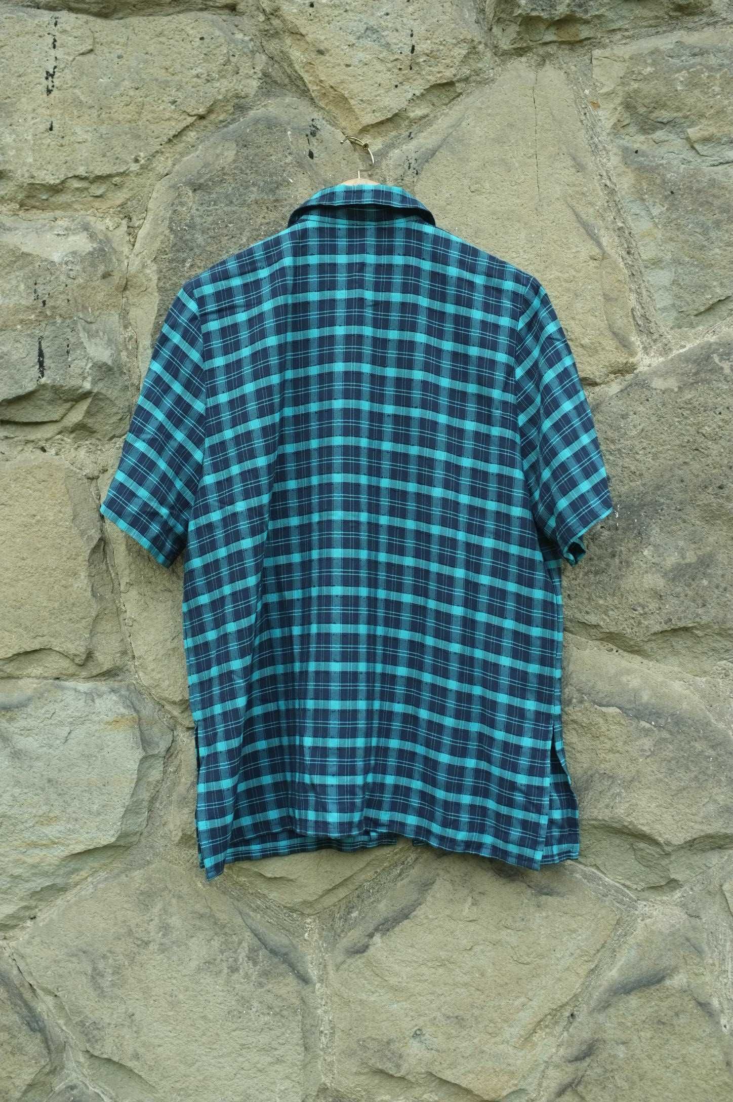 koszula oversize w kratkę M 38 zamki lata 90te nineties 90s