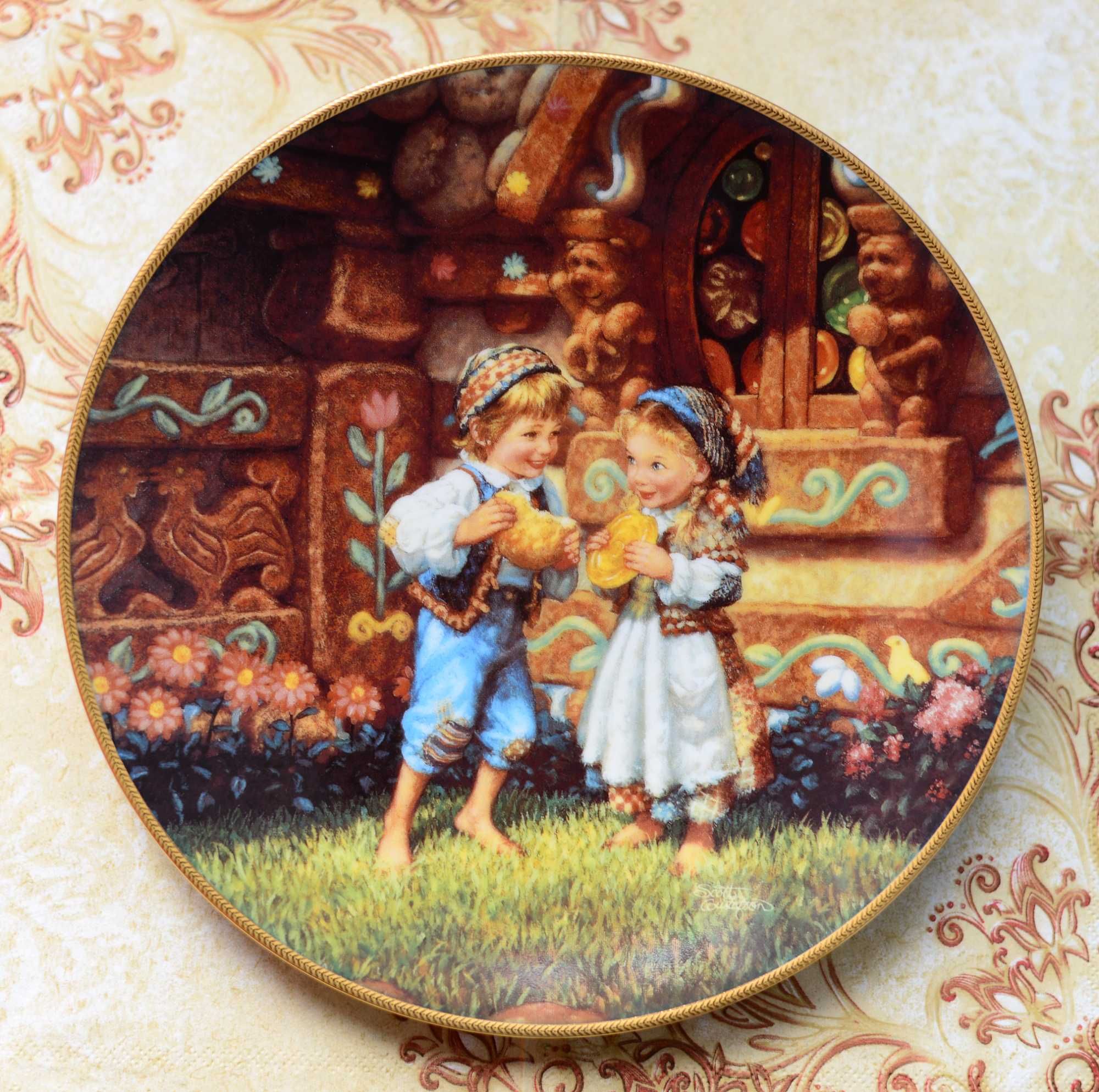 Декоративная коллекционная тарелка Edwin M. Knowles Сказки