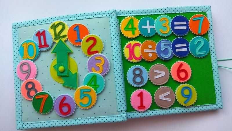 Абетка та Матиматика. Розвиваюча книга для дітей.