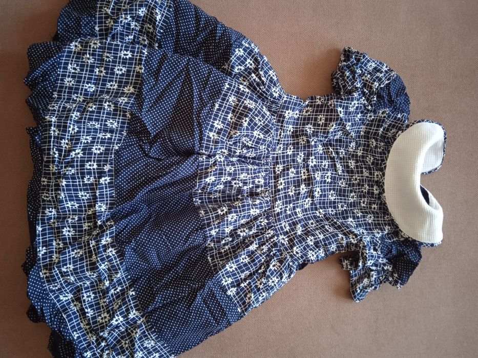 Платье для девочки синего цвета