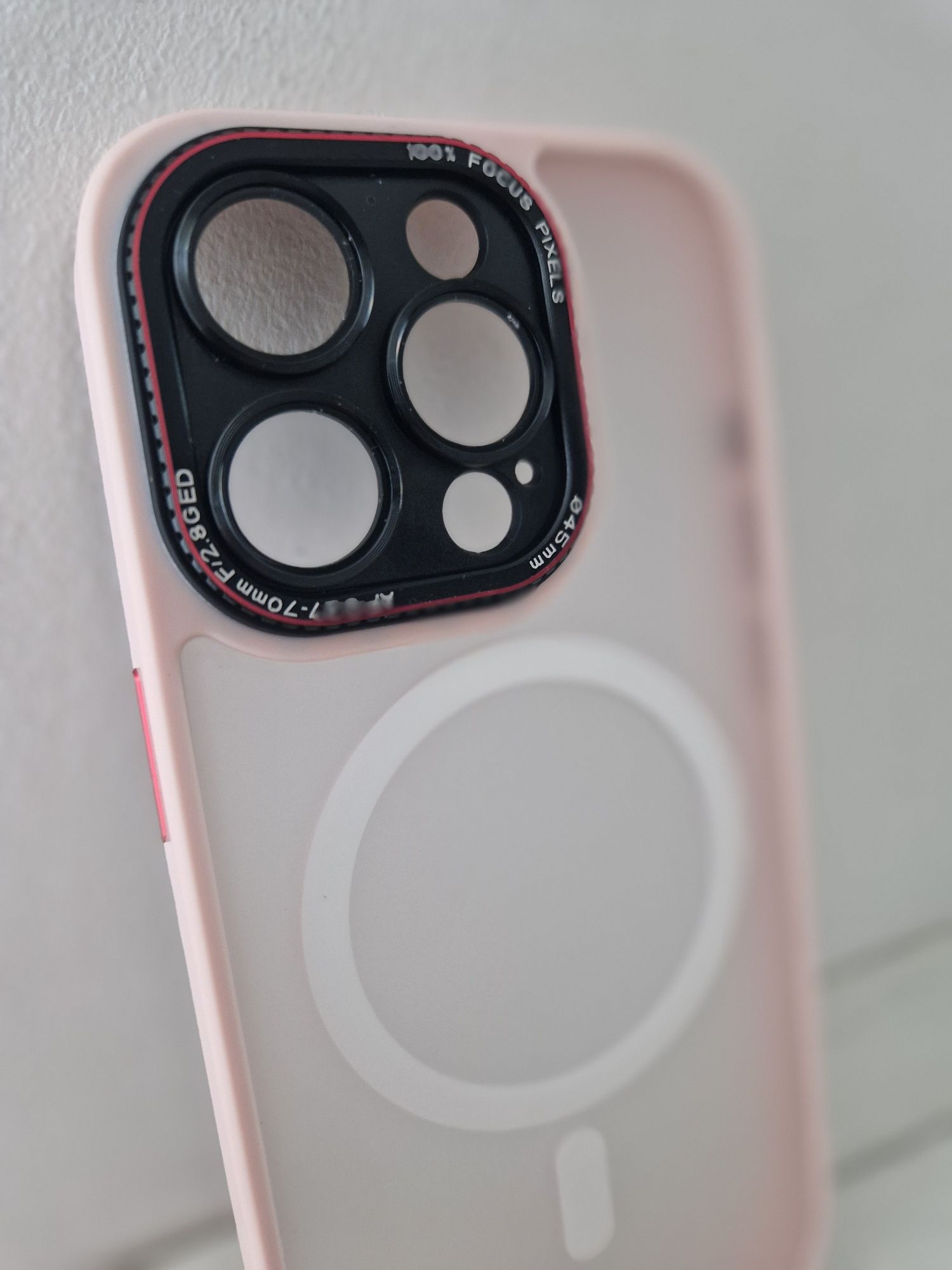 Liavec LK Magsafe Case do Iphone 15 Pro Max jasnoróżowy