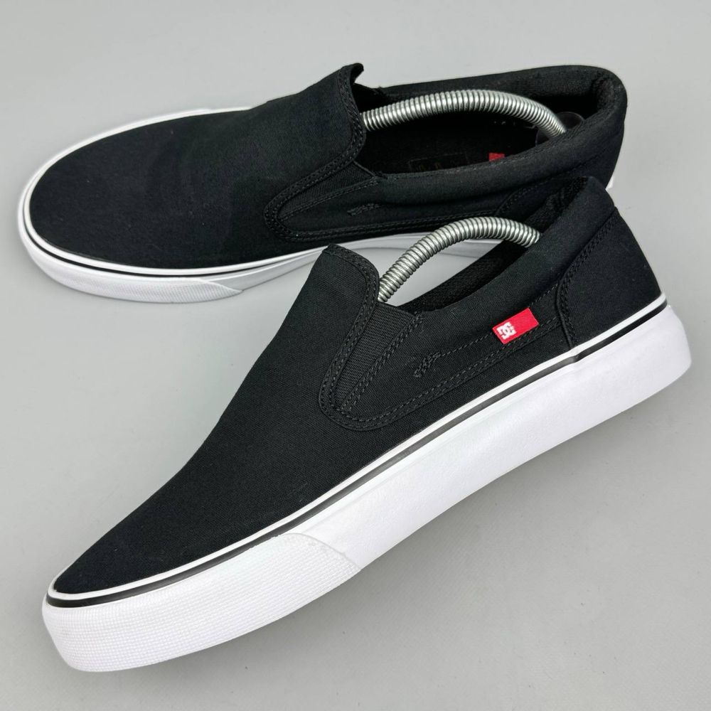 Кеди кросівки DC Slip On Trase скейт шузи дс кеды кроссовки слипоны