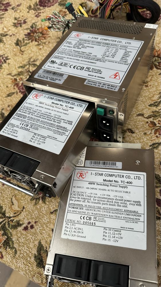 Блок питания 500w Серверный блок питания I-Star Computer.