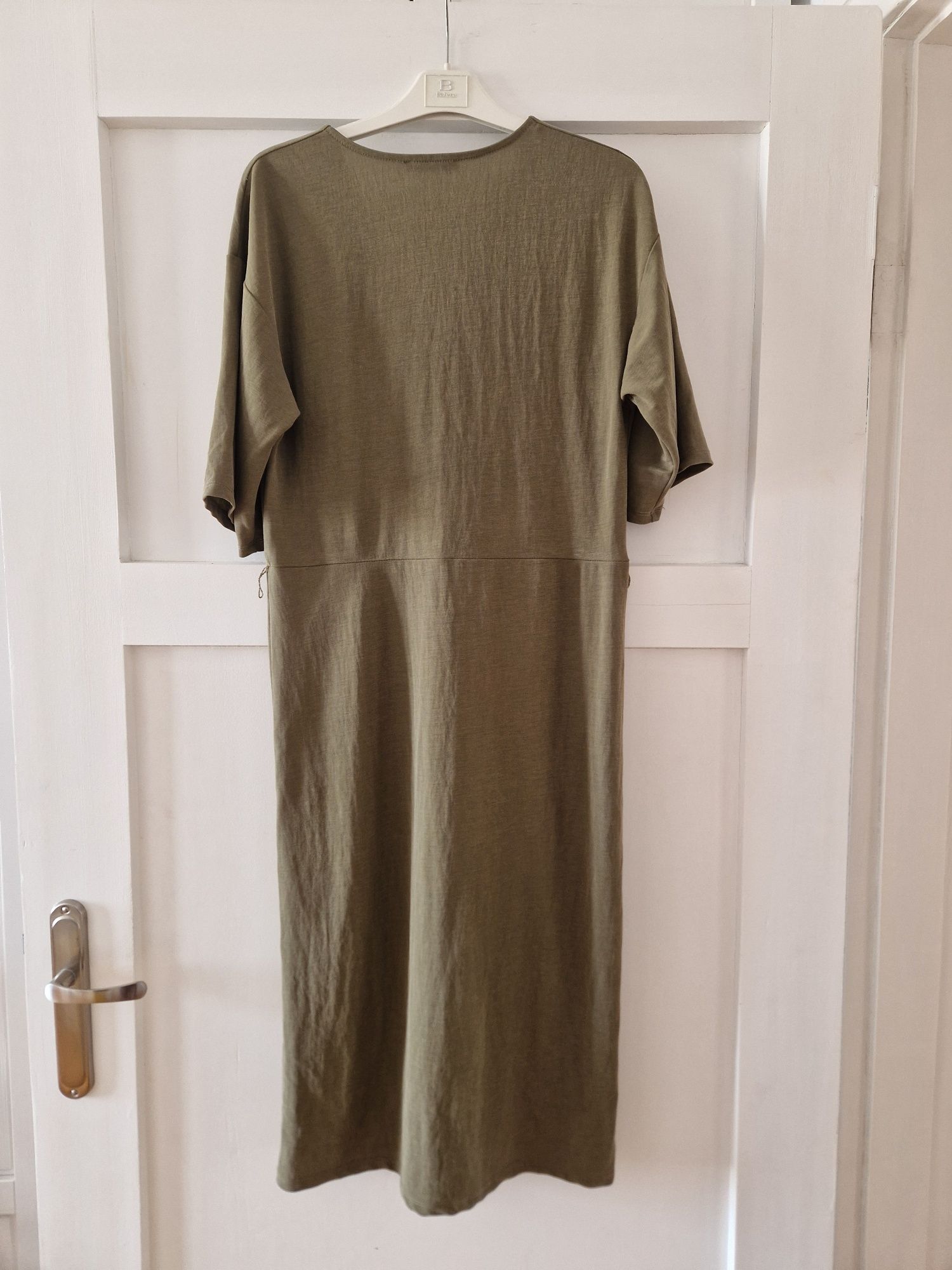 Zara sukienka M 38 kopertowa odcinana
