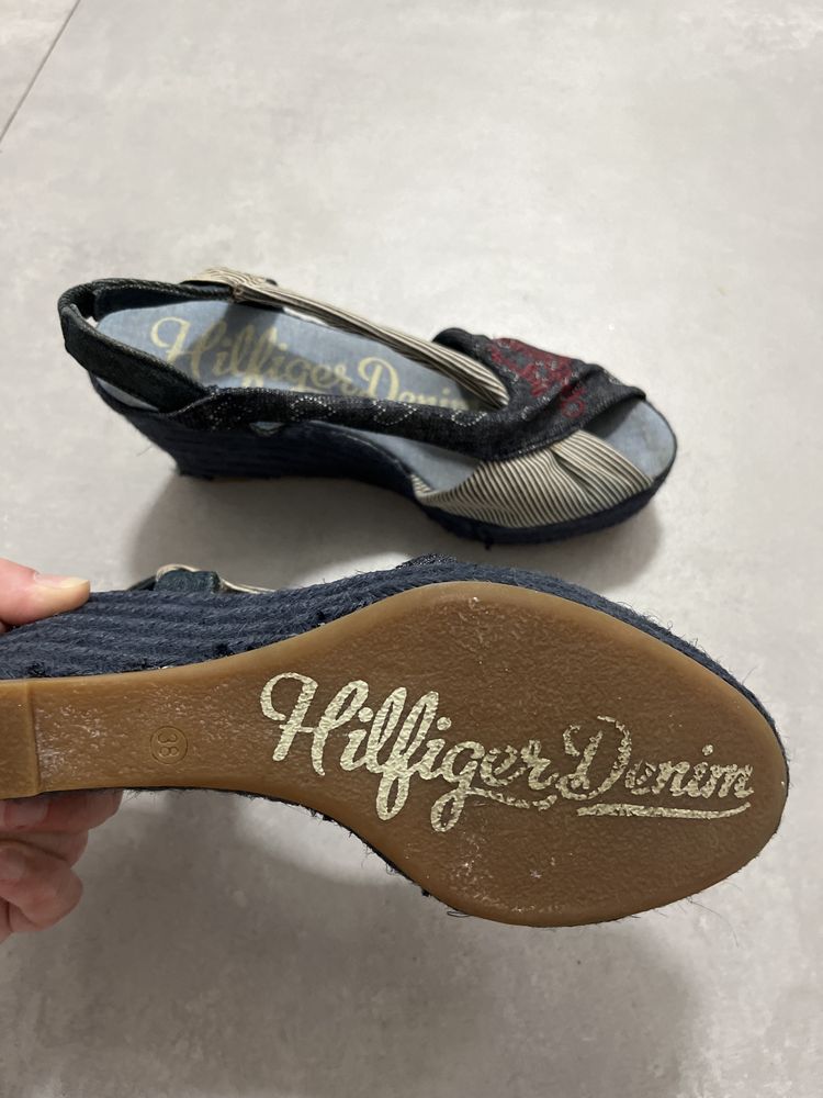 Espadryle na koturnie Tommy Hilfiger, 38