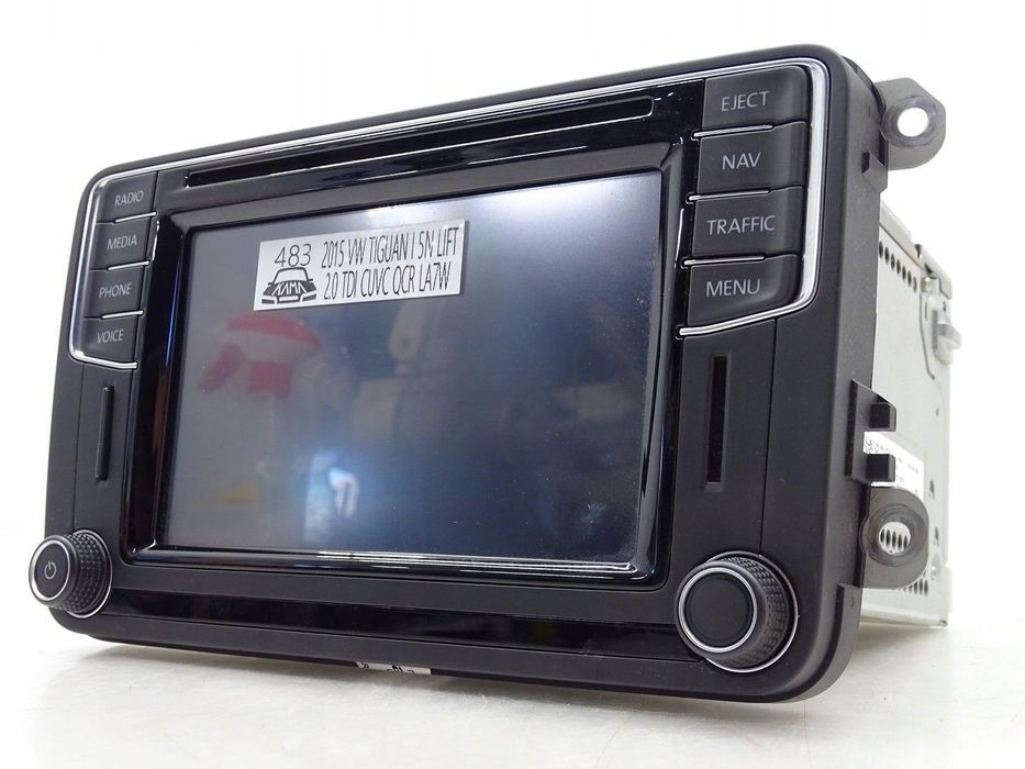 RADIO NAVI NAWIGACJA MMI DISCOVER MIB MEDIA VW TIGUAN I 5N LIFT 5C0035680C