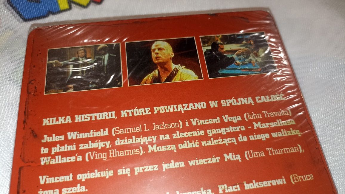 Pulp Fiction DVD + steelbook polski lektor rarytas dla kolekcjonera