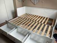 Łóżko / leżanka IKEA Hemnes 80x200 cm + 2 materace