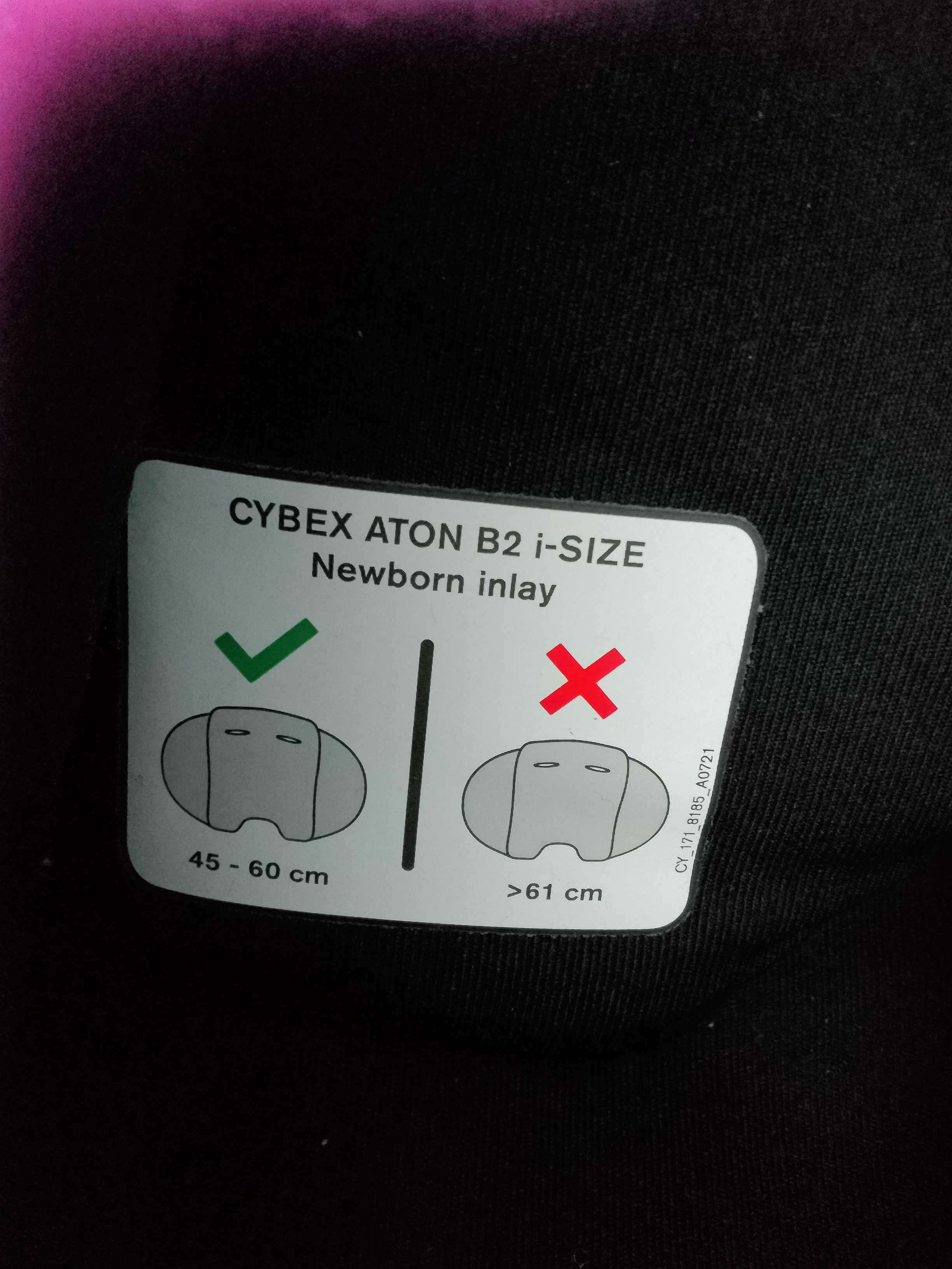 Fotelik samochodowy/nosidełko  Cybex aton 2 z bazą 0-13 kg