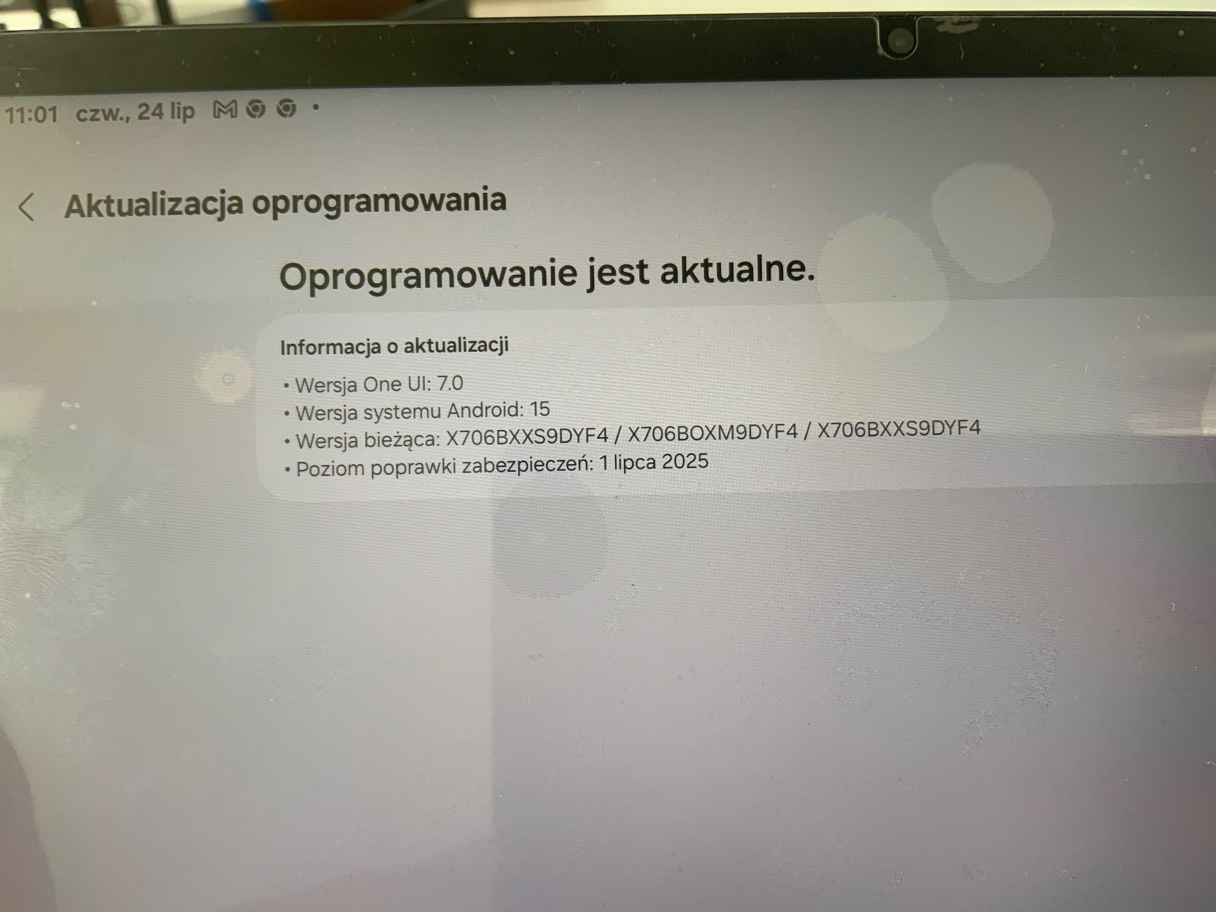 Samsung Galaxy Tab S8 5G 8/128GB-Uszkodzony Ekran