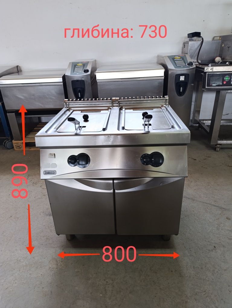 Фритюр газовий. Фритюрниця. Газова. Zanussi. 30 л