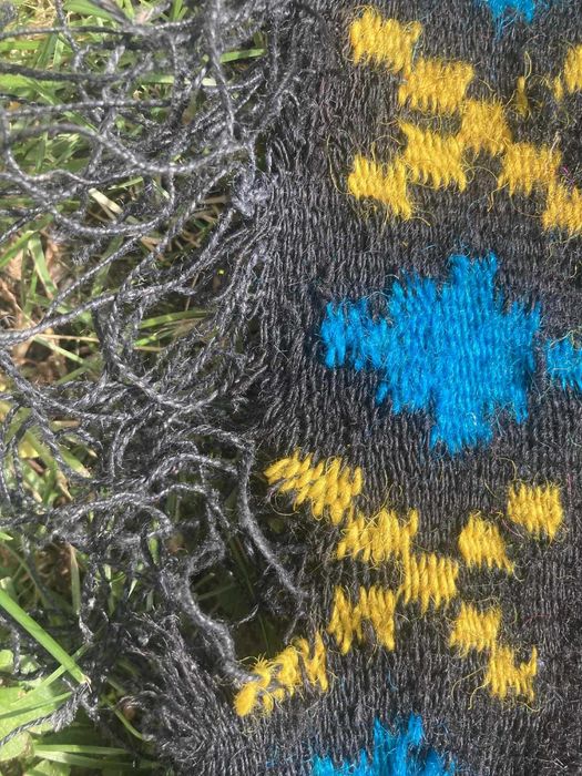 Старовинний вовняний килим ручна робота Буковина