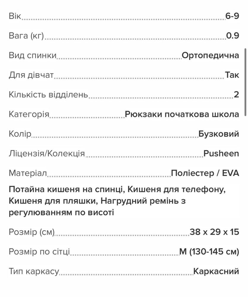 Шкільний рюкзак yes pusheen
