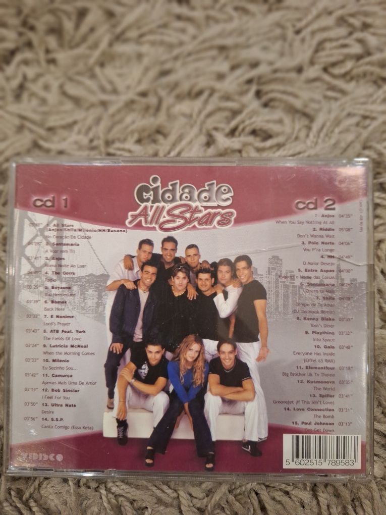 CD - Cidade All Stars  - Milénio, Anjos, Boyzone e outros