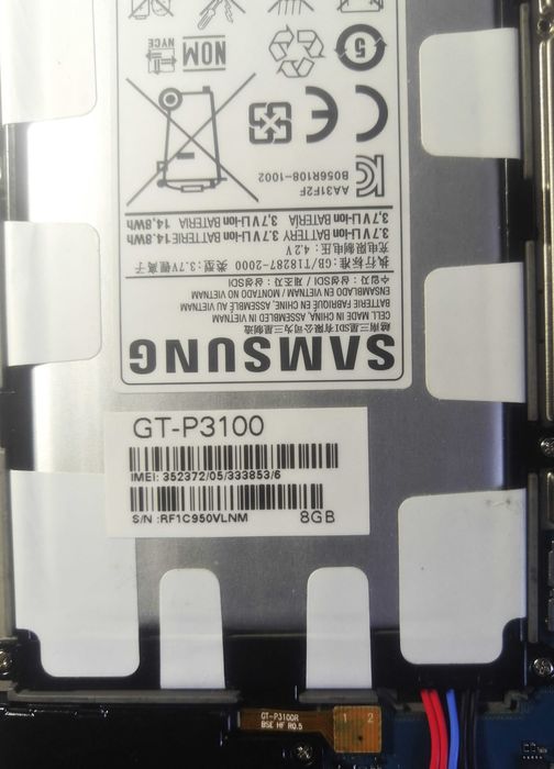 Планшет Samsung GT-P3100