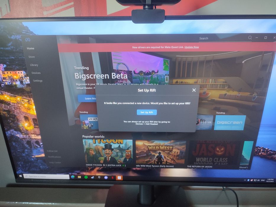 Gogle vr oculus Rift cv1