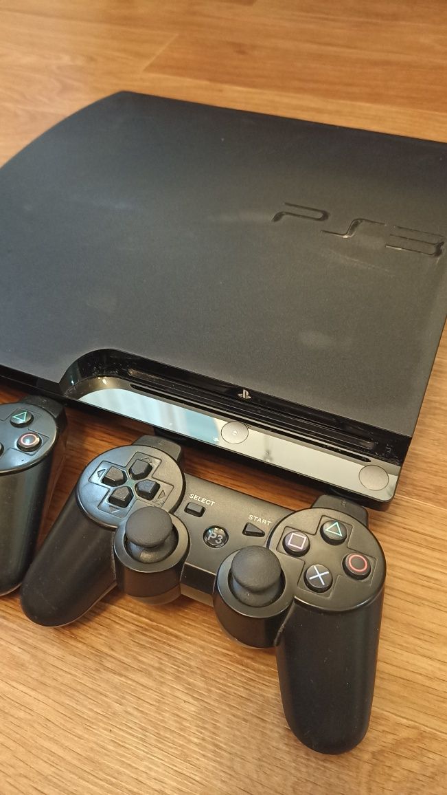 Playstation 3 slim+2джойстика в ідеальному стані// Плейстейшн 3 слім