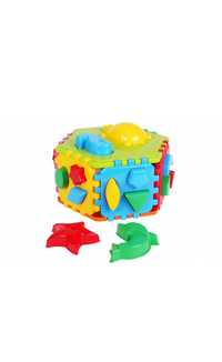 Іграшка куб "Розумний малюк Гіппо ТехноК" 2445 у сітці 23 × 23 × 15.5