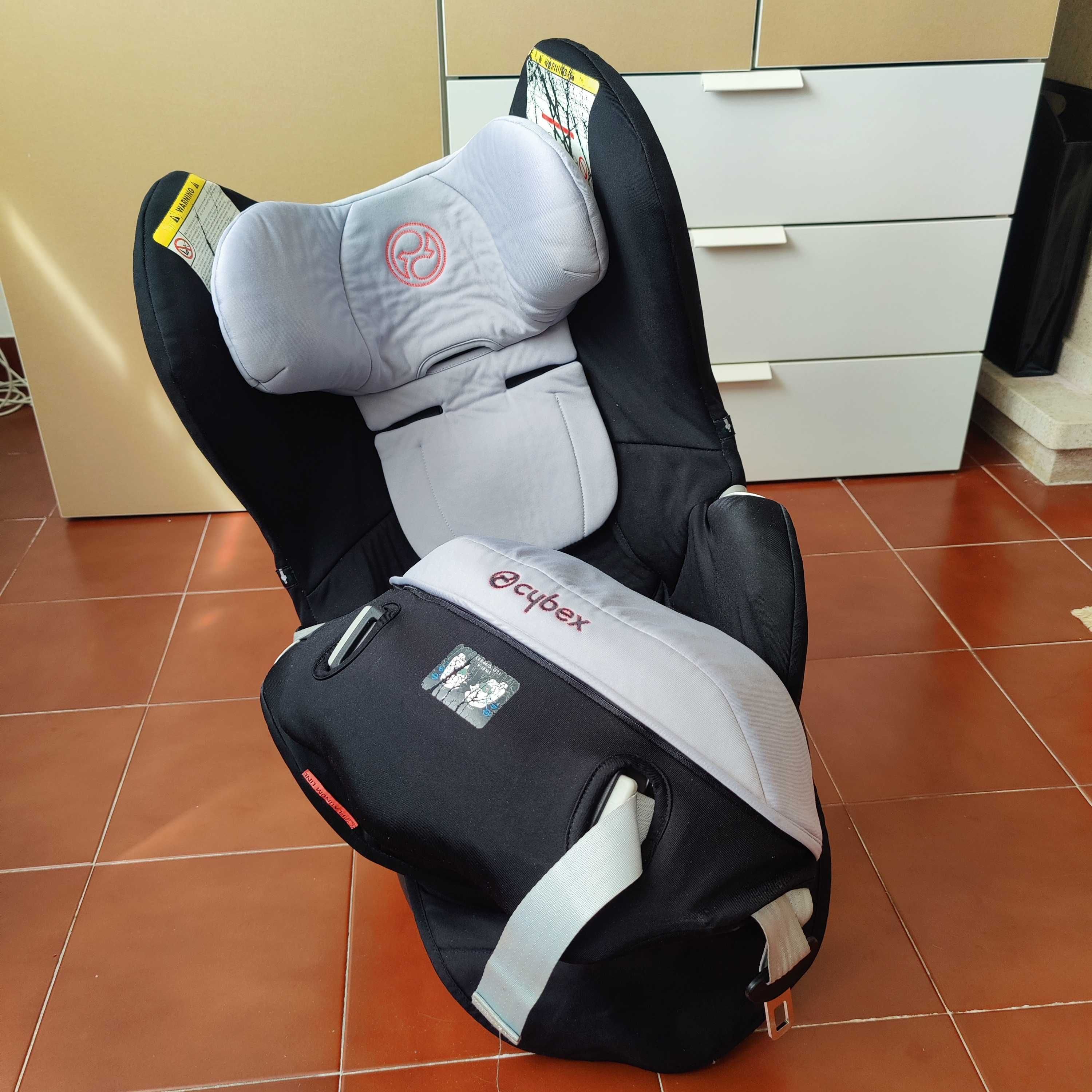 Caseira auto cybex sirona, isofix, rotatória, 0 aos 4 anos