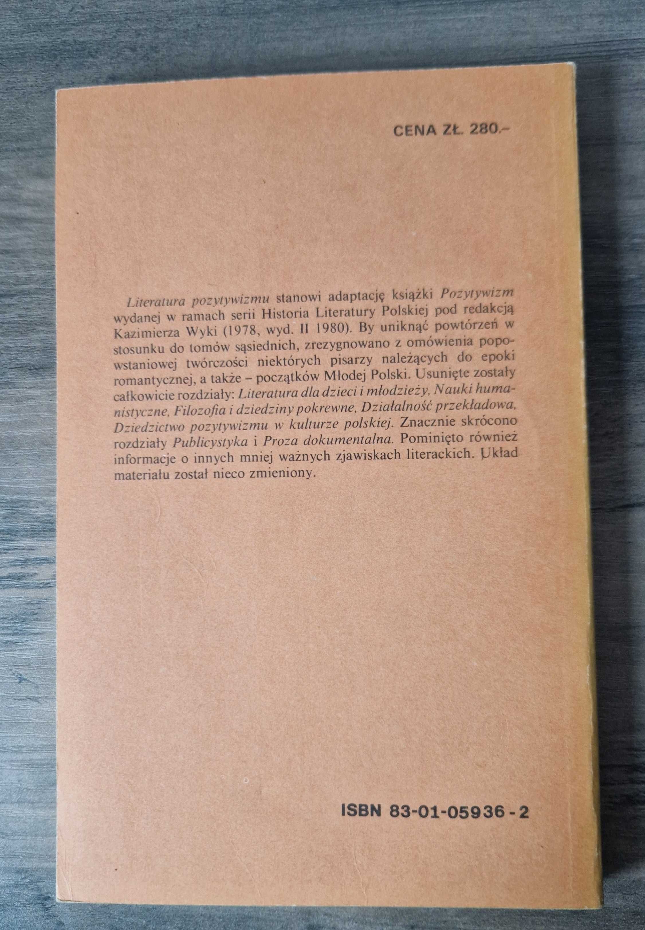 Literatura pozytywizmu Henryk Markiewicz