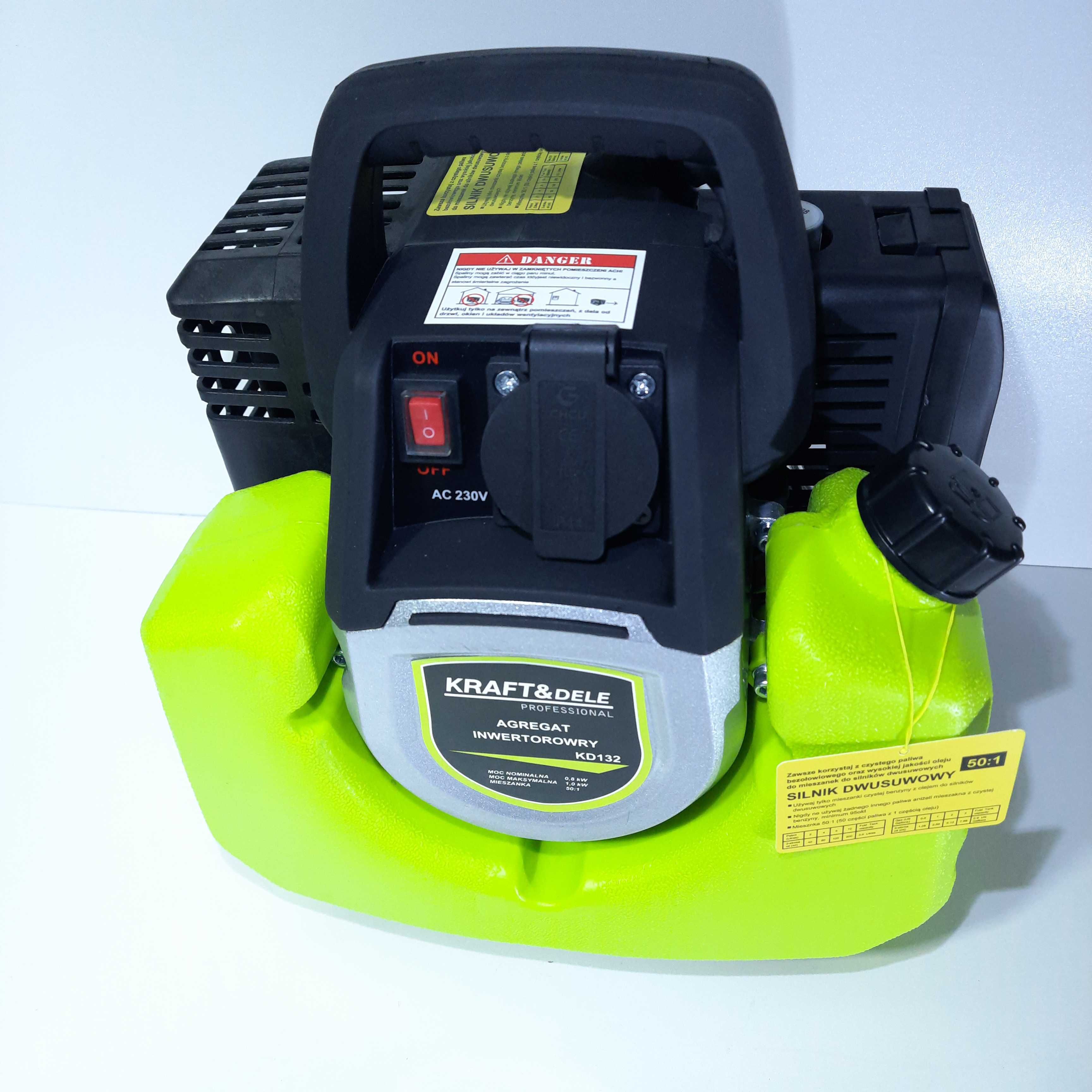 Agregat prądotwórczy generator inwertorowy 1000W 230V KD132