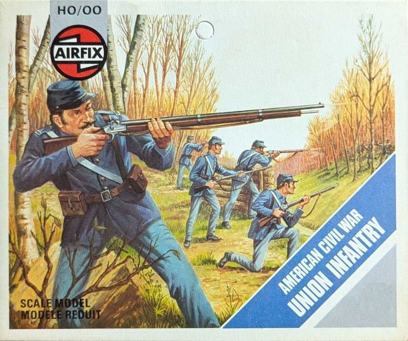 Modelismo, figuras, Airfix Union Infantry, escala 1:72