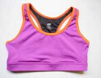 Stanik Sportowy H&M Sport S Fioletowy Fitness