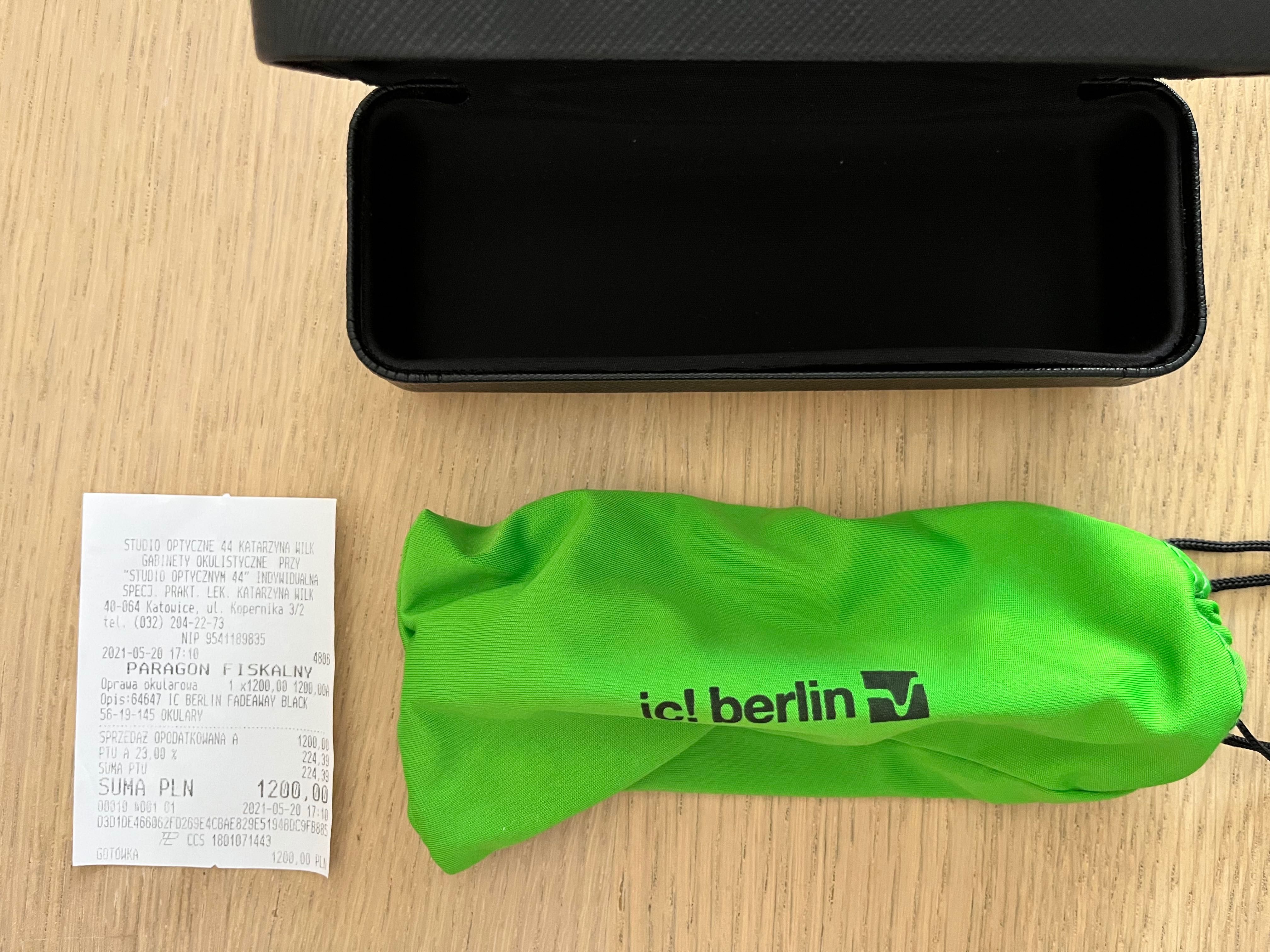 Okulary przeciwsłoneczne IC Berlin Fadeaway Black