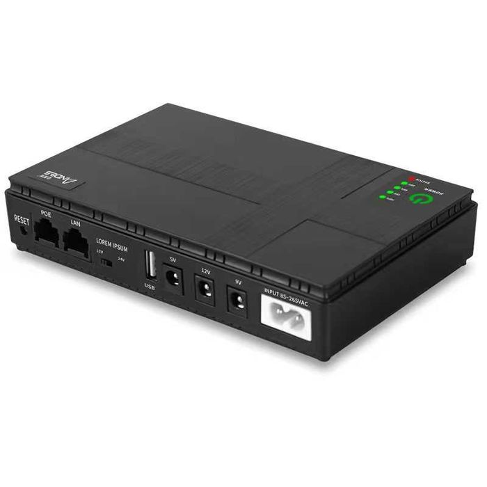 10 шт. MINI UPS 5/9/12V, 10400mAh - ДБЖ для роутерів