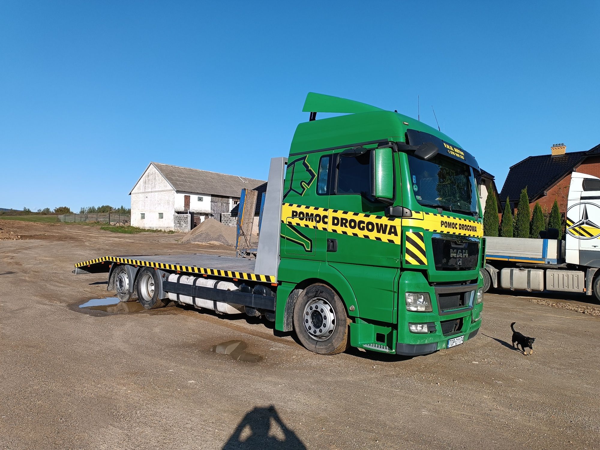 MAN TGX 24.400 pomoc drogowa laweta