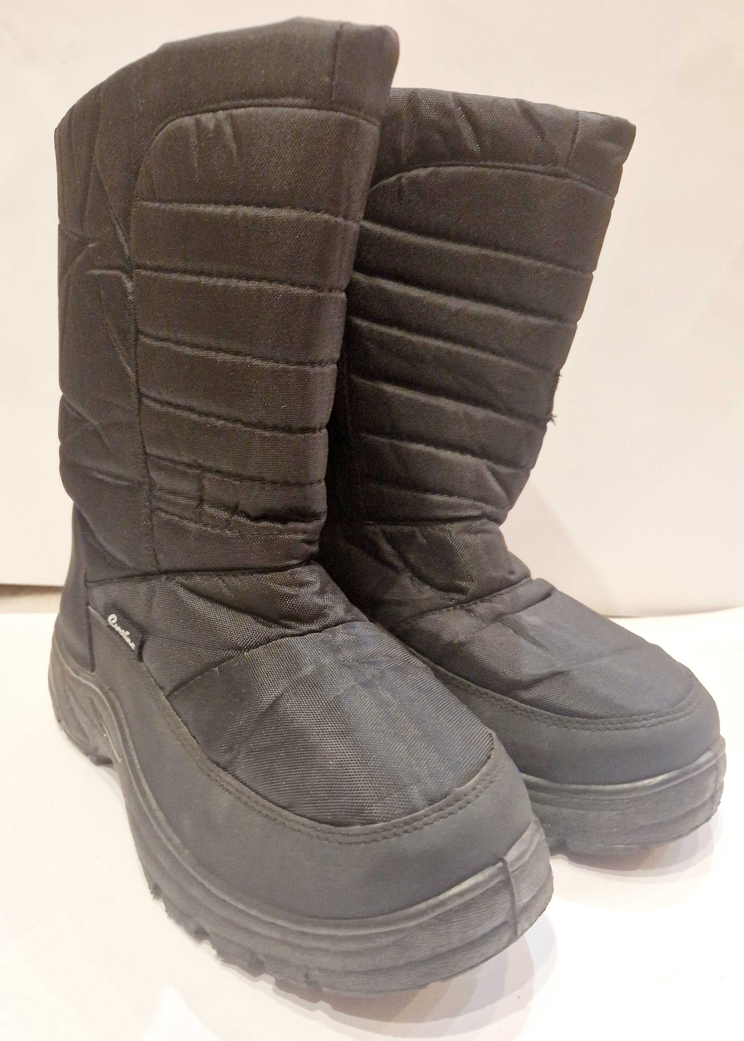 Cortina теплі чоботи зимние сапоги термосапоги черные 42.
