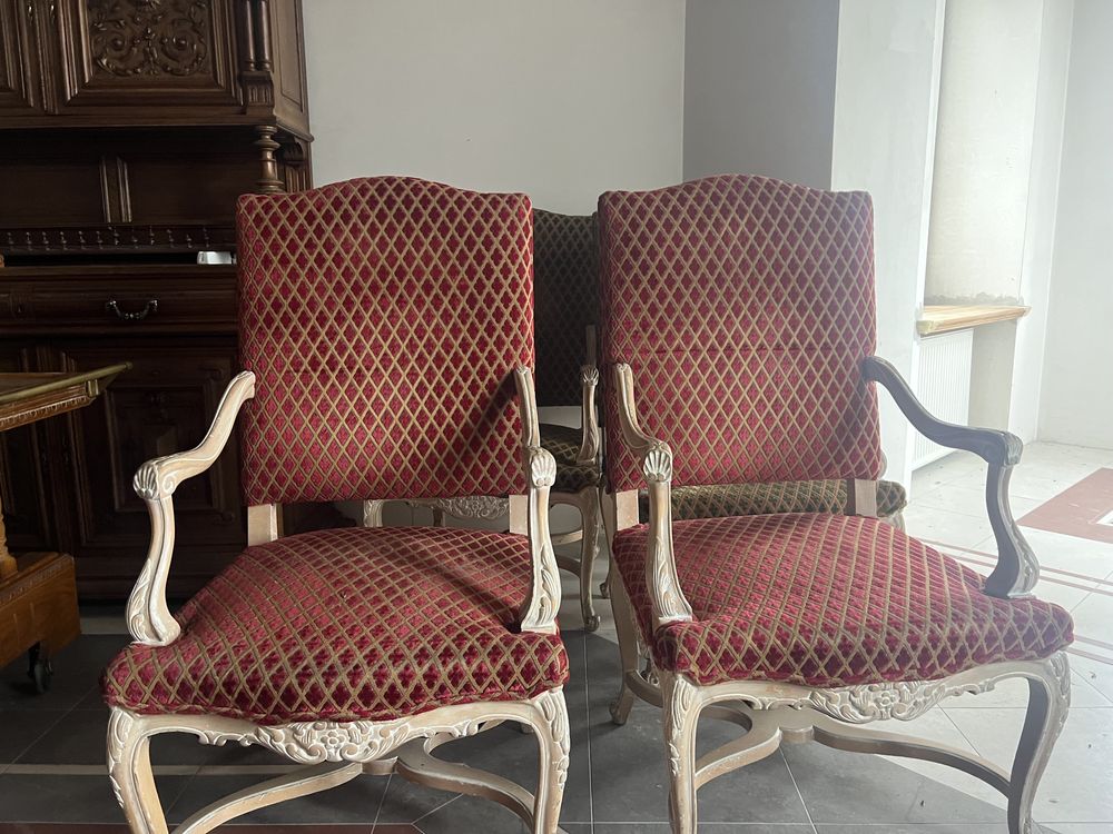 2 fotele w stylu neorokoko