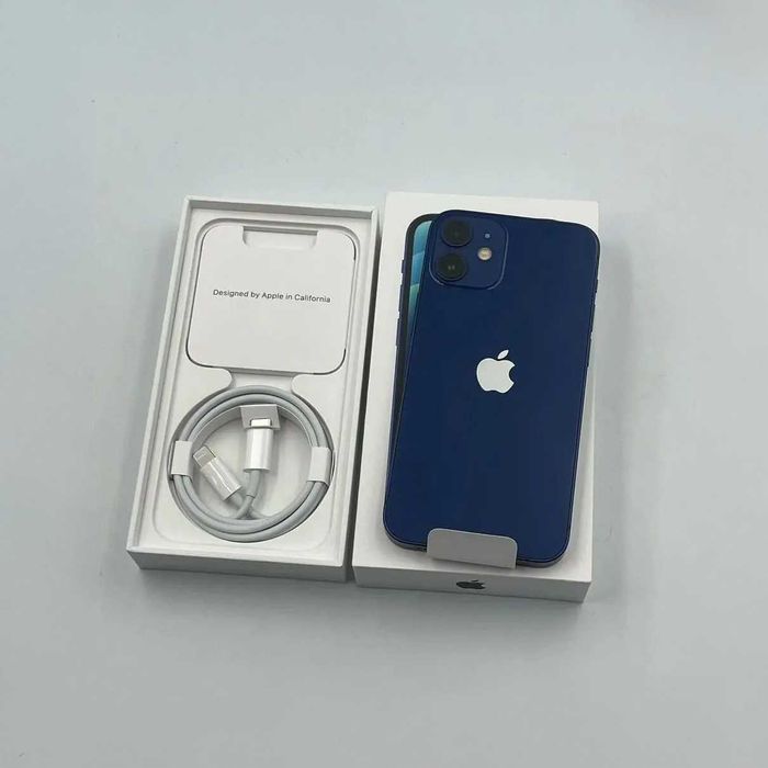 iPhone 12 mini blue. 100% батарея. Коробочний комплект. Neverlock